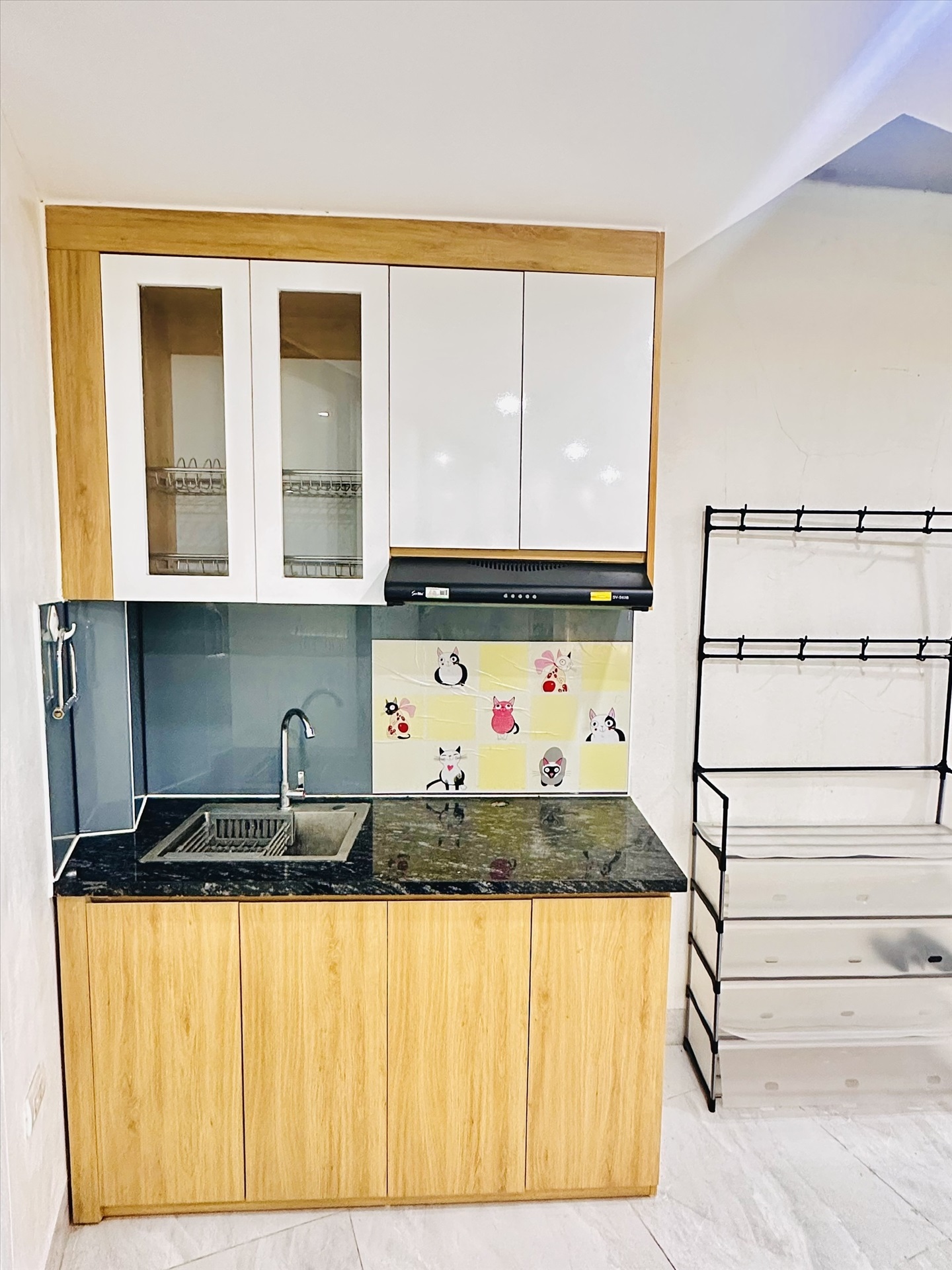 Phòng trọ Studio 35m2 tại 4PS Housing 2 Trần Khát Chân - Hai Bà Trưng - Phòng bếp