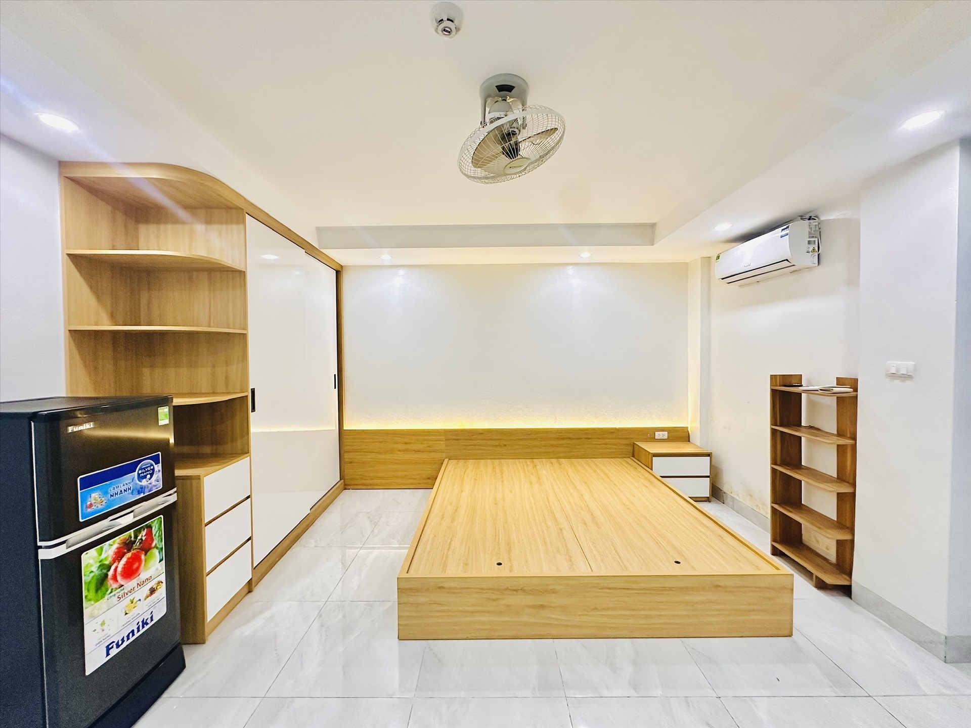 Phòng trọ Studio 35m2 tại 4PS Housing 2 Trần Khát Chân - Hai Bà Trưng - Phòng ngủ