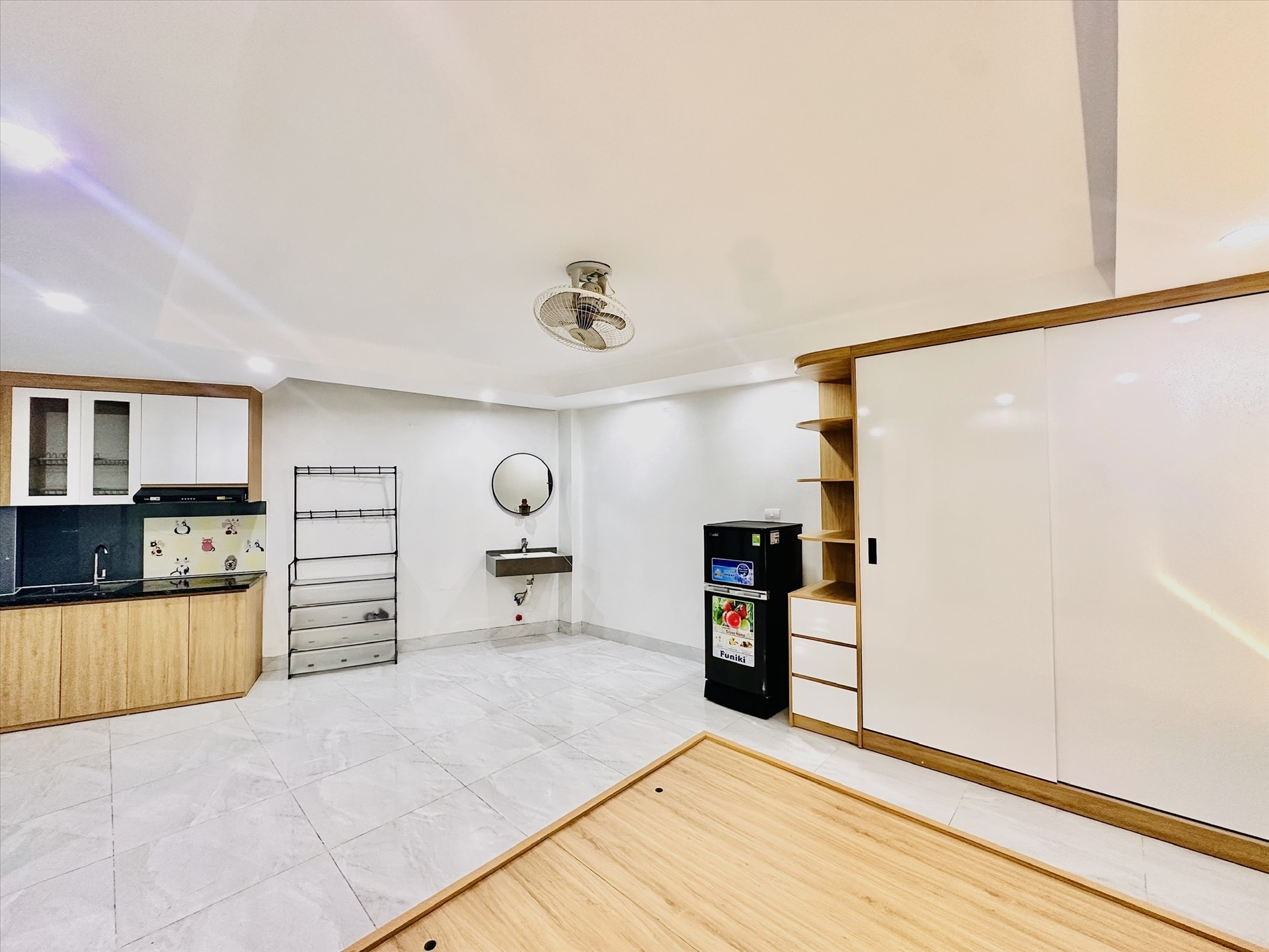 Phòng trọ Studio 35m2 tại 4PS Housing 2 Trần Khát Chân - Hai Bà Trưng - Phòng bếp