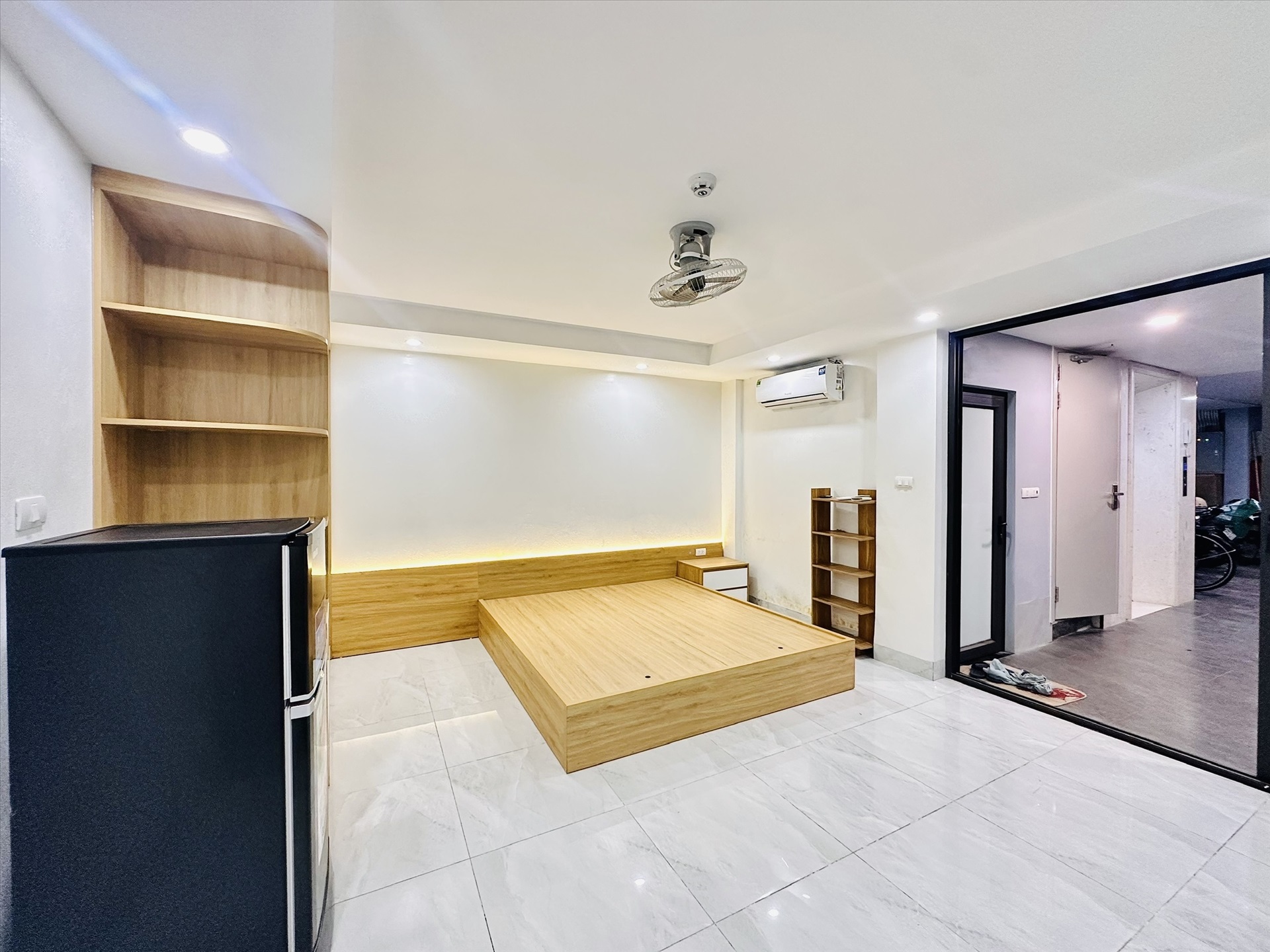 Phòng trọ Studio 35m2 tại 4PS Housing 2 Trần Khát Chân - Hai Bà Trưng - Phòng ngủ