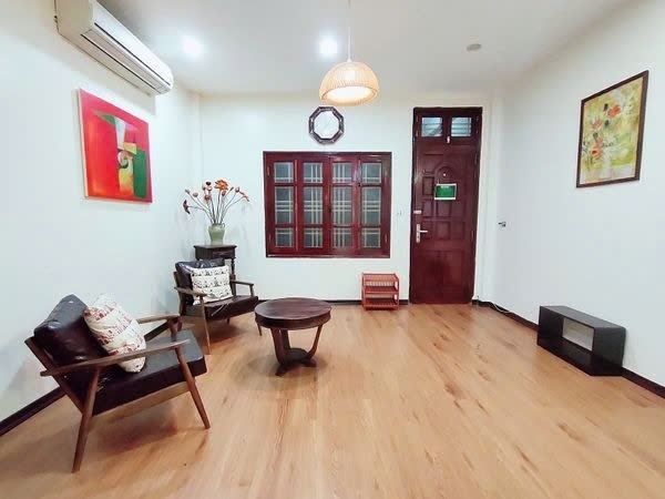 Phòng trọ Studio 45m2 tại PTC House Hàng Bún - Ba Đình  - Phòng khách