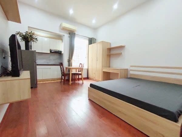 Phòng trọ Studio 30m2 tại PTC House Hoàng Hoa Thám - Ba Đình  - Phòng ngủ