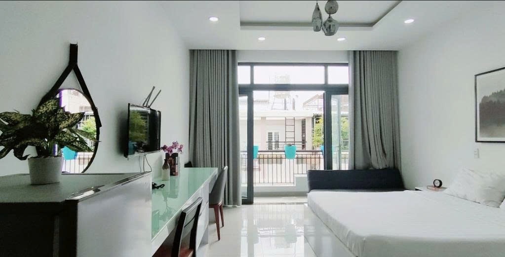 Phòng trọ Studio 30m2 tại PTC House Hai Bà Trưng - Quận 3 - Phòng ngủ