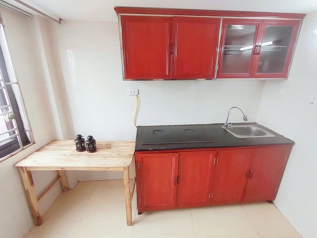 Phòng trọ Studio 30m2 tại PTC House Lê Quang Đạo - Nam Tù Liêm  - Phòng bếp