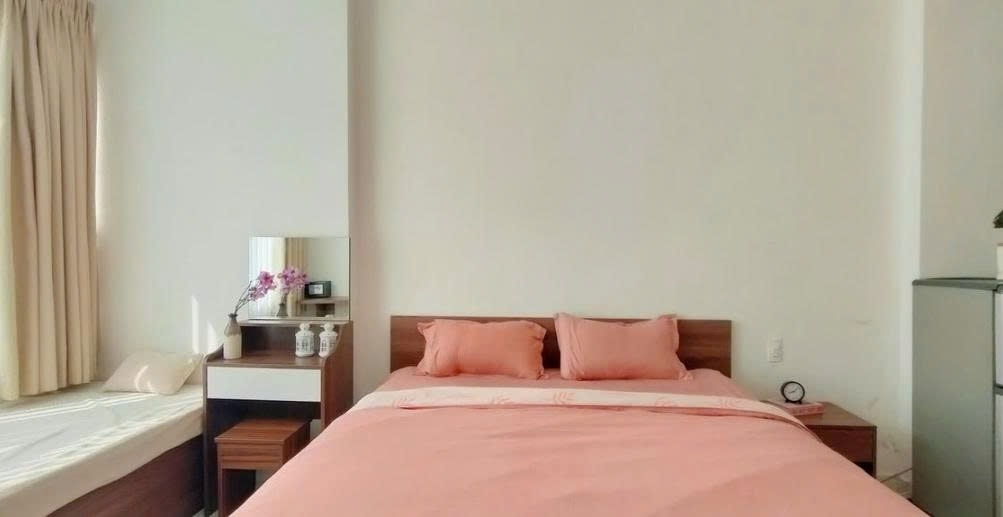 Phòng trọ Studio 35m2 tại PTC House 3 Lê Thị Riêng - Quận 1 - Phòng ngủ