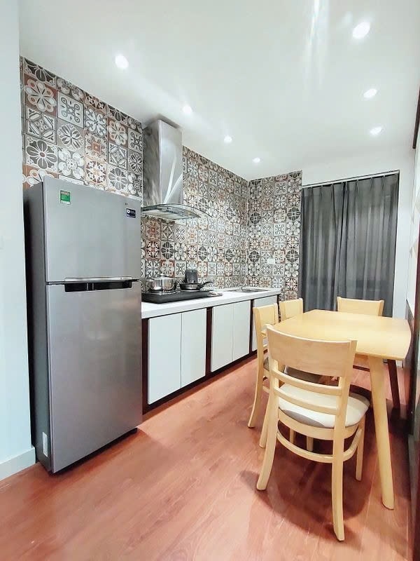 Phòng trọ Studio 40m2 tại PTC House Trương Công Giai - Cầu Giấy  - Phòng bếp