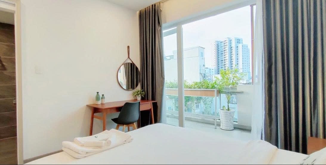 Phòng trọ 1 Phòng ngủ 50m2 tại PTC House 1 Huỳnh Tịnh Của - Quận 3 - Phòng ngủ