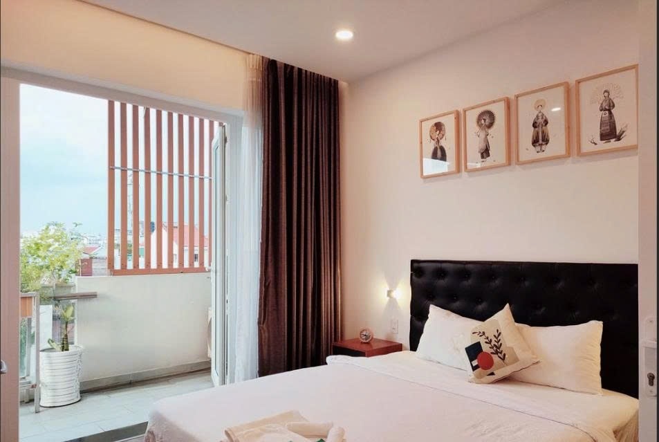 Phòng trọ 1 Phòng ngủ 50m2 tại PTC House 1 Huỳnh Tịnh Của - Quận 3 - Phòng ngủ