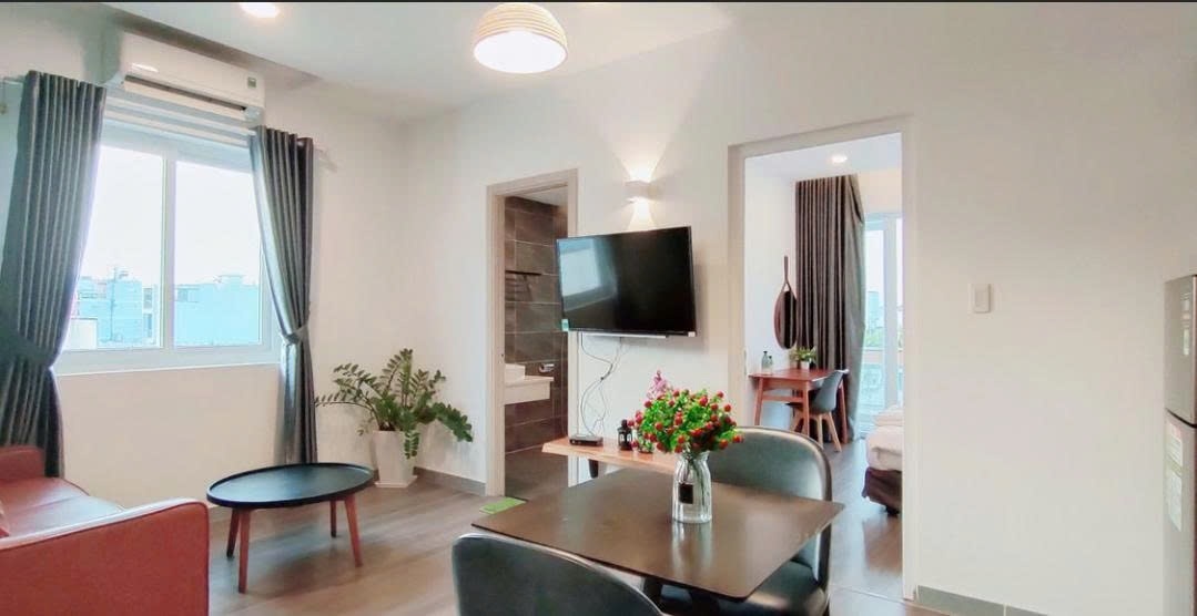 Phòng trọ 1 Phòng ngủ 50m2 tại PTC House 1 Huỳnh Tịnh Của - Quận 3 - Phòng bếp