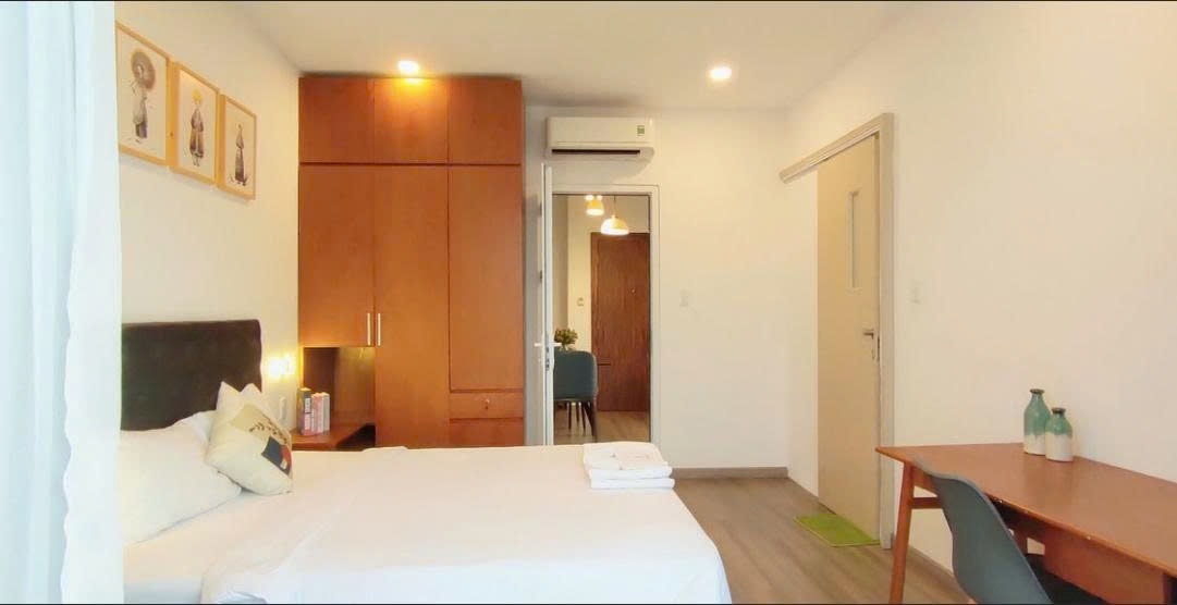 Phòng trọ 1 Phòng ngủ 50m2 tại PTC House 1 Huỳnh Tịnh Của - Quận 3 - Phòng ngủ