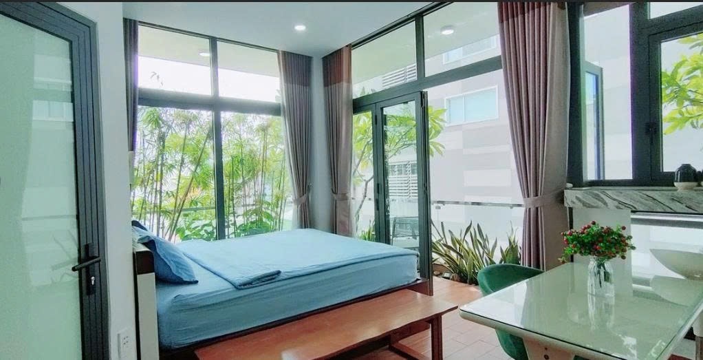 Phòng trọ Studio 30m2 tại PTC House 1 Cao Thắng - Quận 3 - Phòng ngủ