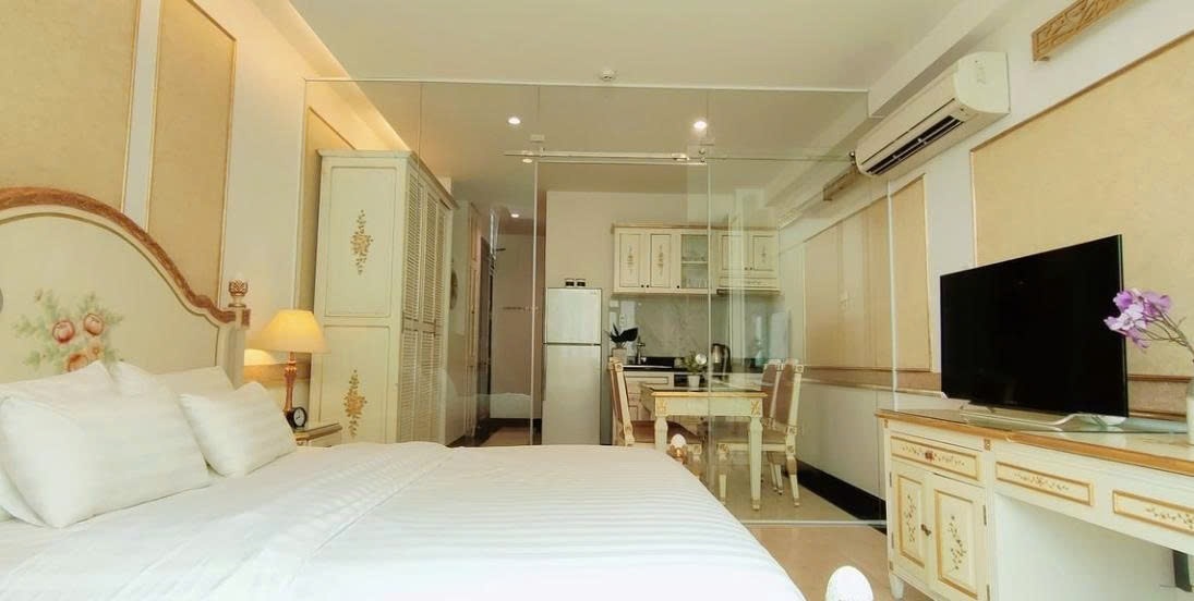 Phòng trọ 1 Phòng ngủ 20m2 tại PTC House 6 Trần Hưng Đạo - Quận 1 - Phòng ngủ