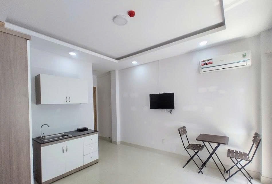 Phòng trọ Studio 20m2 tại PTC House 1 Tôn Thất Tùng - Quận 1 - Phòng bếp
