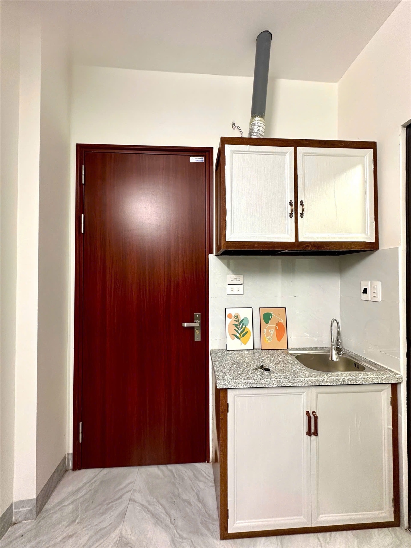 Phòng trọ Studio 30m2 tại B1House Cầu Giấy - Cầu Giấy - Phòng bếp