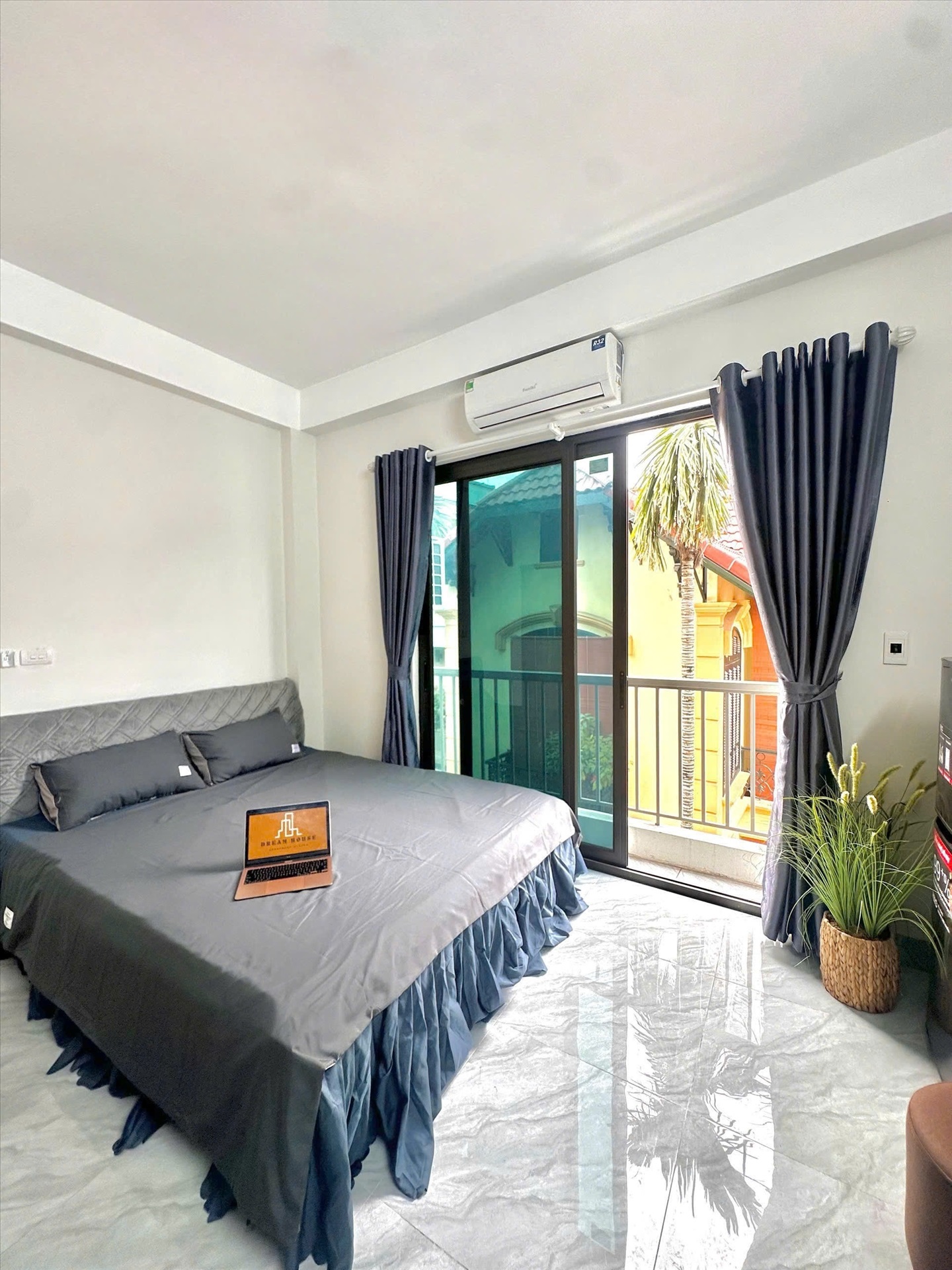 Phòng trọ Studio 30m2 tại B1House Cầu Giấy - Cầu Giấy - Phòng ngủ