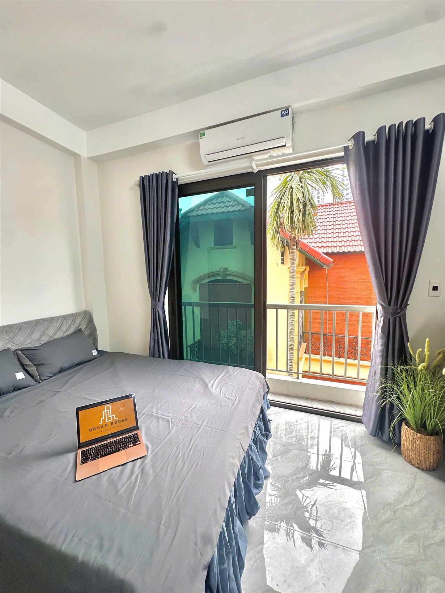 Phòng trọ Studio 30m2 tại B1House Cầu Giấy - Cầu Giấy - Phòng ngủ