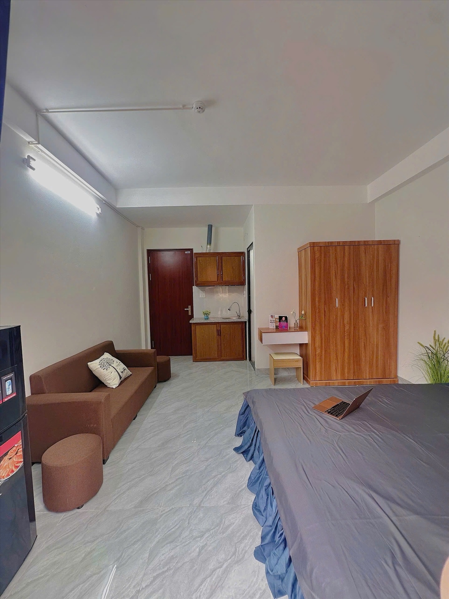 Phòng trọ Studio 30m2 tại B1House Cầu Giấy - Cầu Giấy - Phòng ngủ