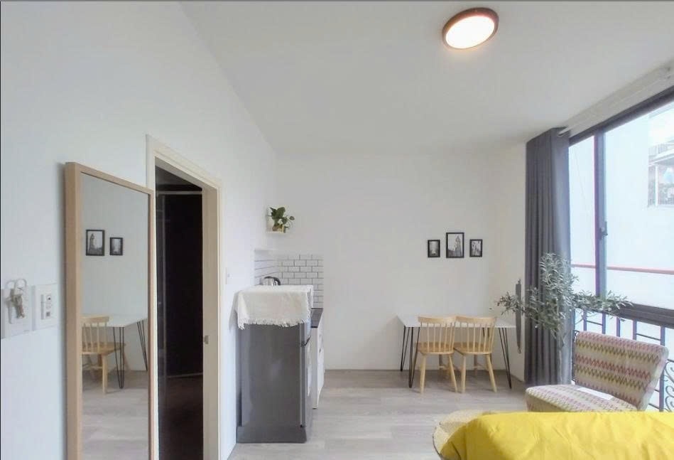 Phòng trọ Studio 35m2 tại PTC House 1 Hai Bà Trưng - Quận 1 - Phòng ngủ