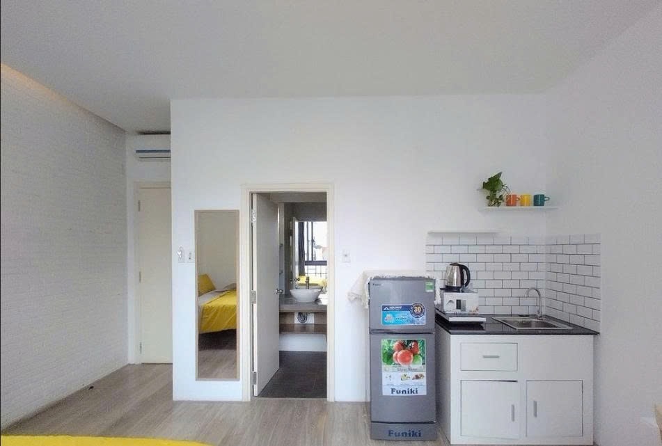 Phòng trọ Studio 35m2 tại PTC House 1 Hai Bà Trưng - Quận 1 - Phòng bếp