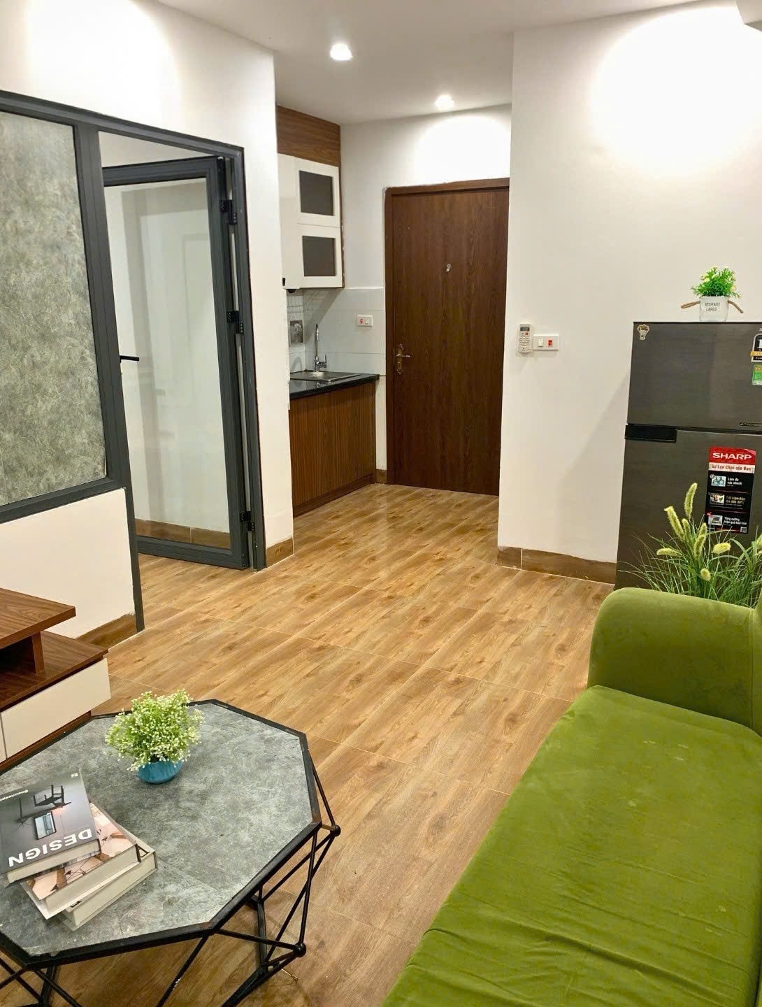 Phòng trọ 1 Phòng ngủ 40m2 tại B1House Hoàng Hoa Thám - Tây Hồ - Phòng khách