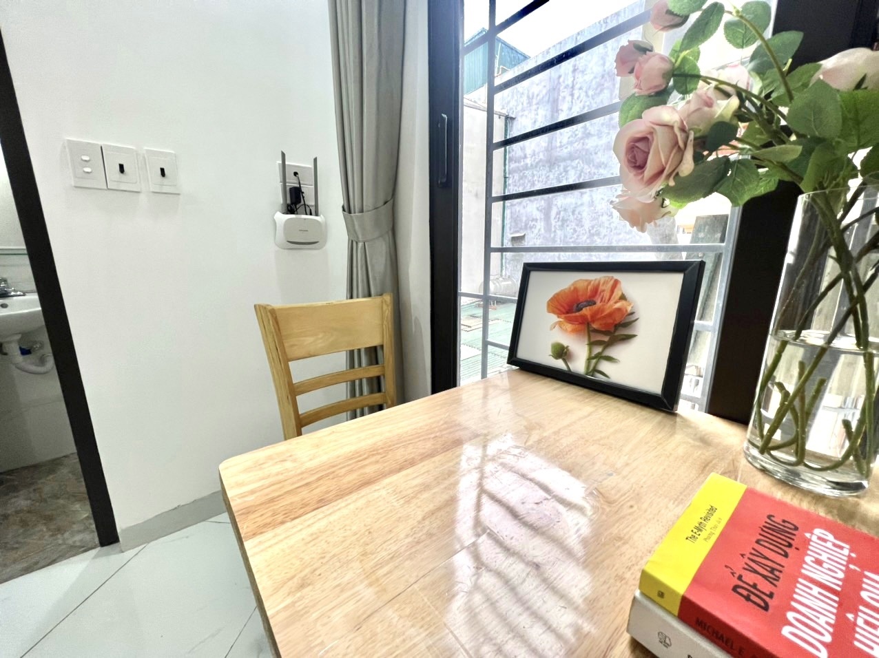 Phòng trọ Studio 25m2 tại THT Land Phan Đình Giót - Thanh Xuân - Phòng khách