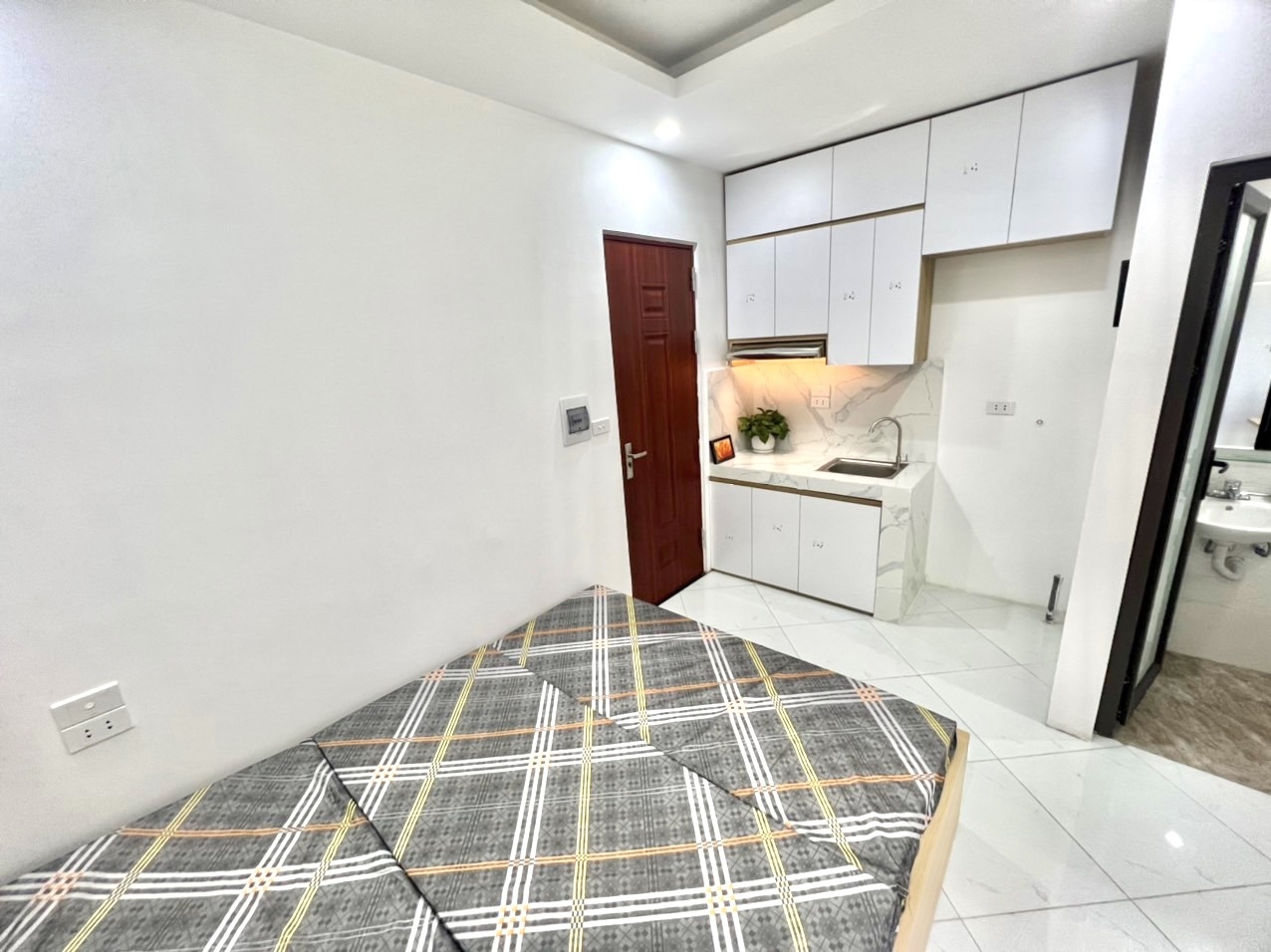 Phòng trọ Studio 25m2 tại THT Land Phan Đình Giót - Thanh Xuân - Phòng ngủ