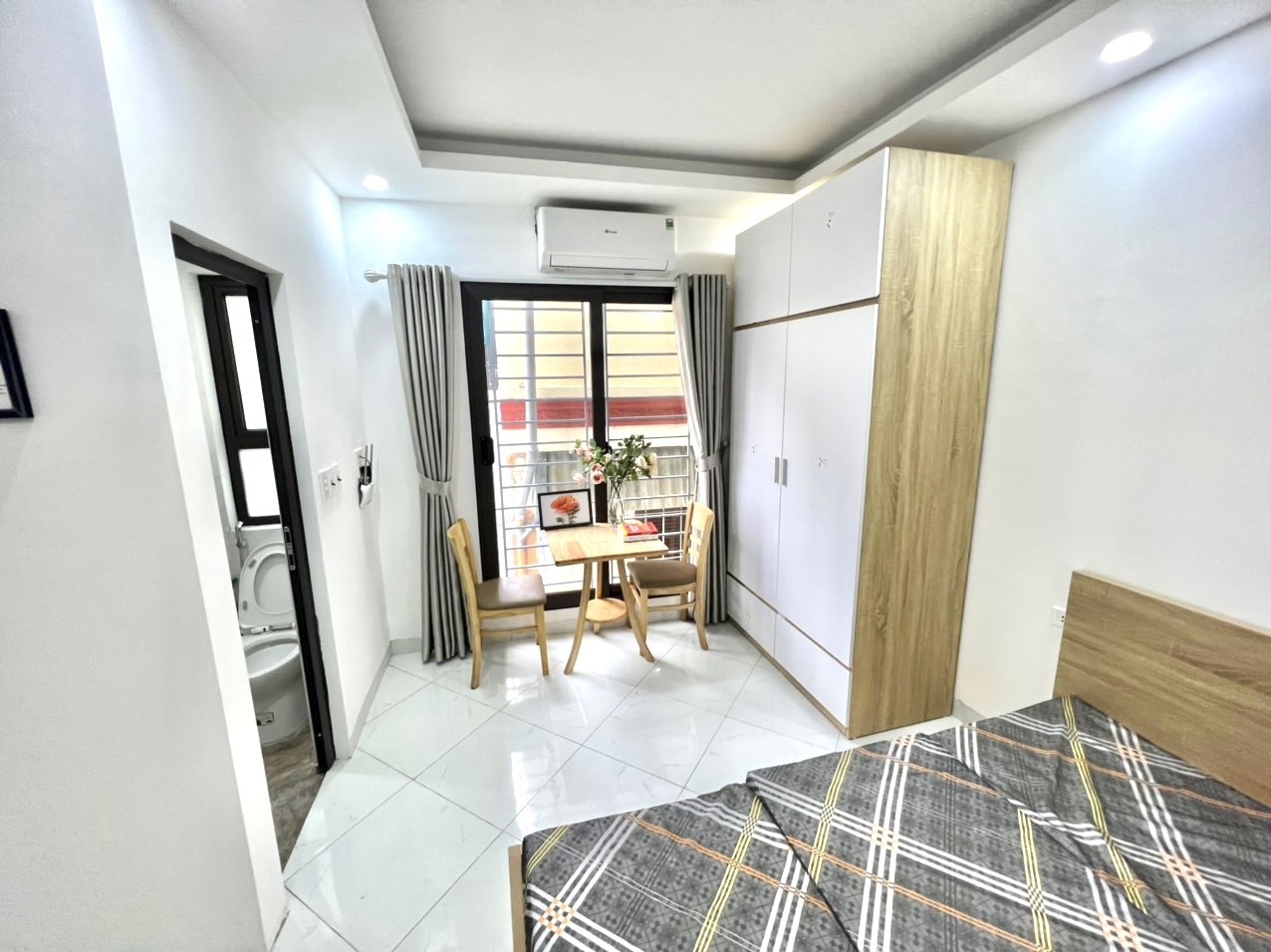 Phòng trọ Studio 25m2 tại THT Land Phan Đình Giót - Thanh Xuân - Phòng khách