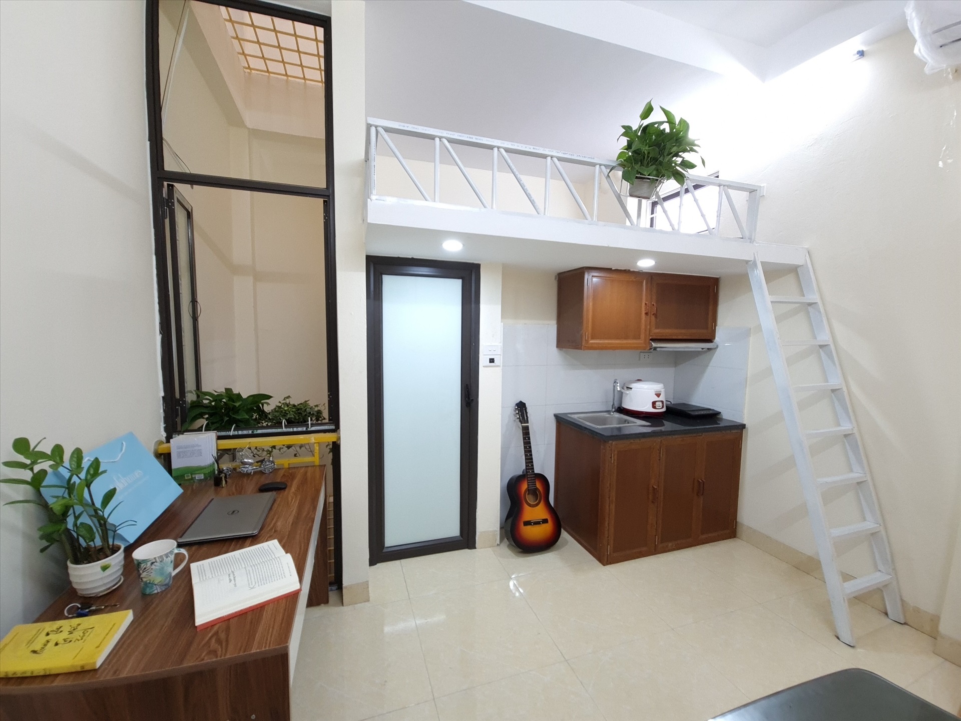 Phòng trọ Duplex 25m2 tại THT Land Khương Hạ - Thanh Xuân - Phòng bếp