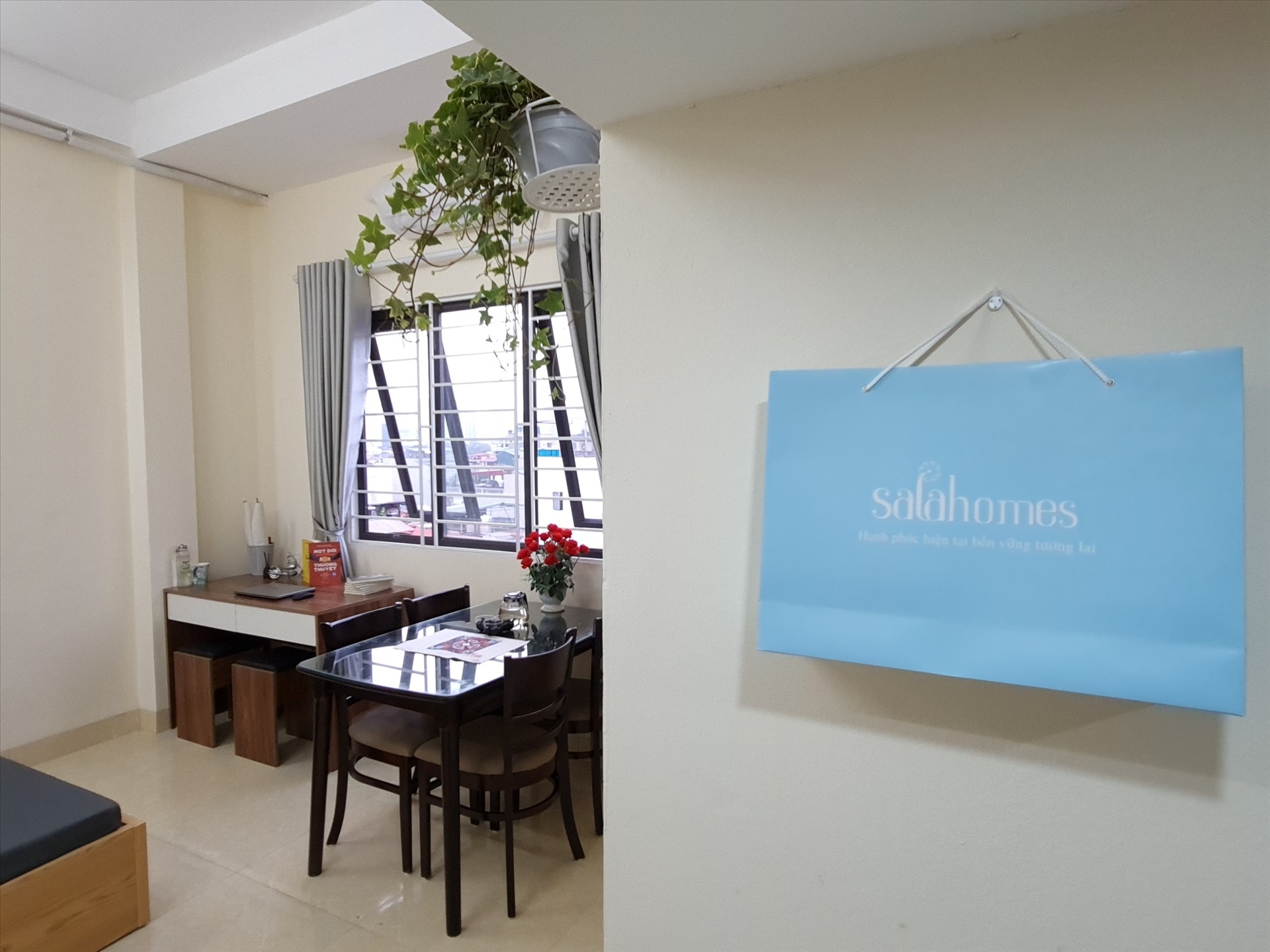 Phòng trọ Duplex 25m2 tại THT Land Khương Hạ - Thanh Xuân - Phòng khách