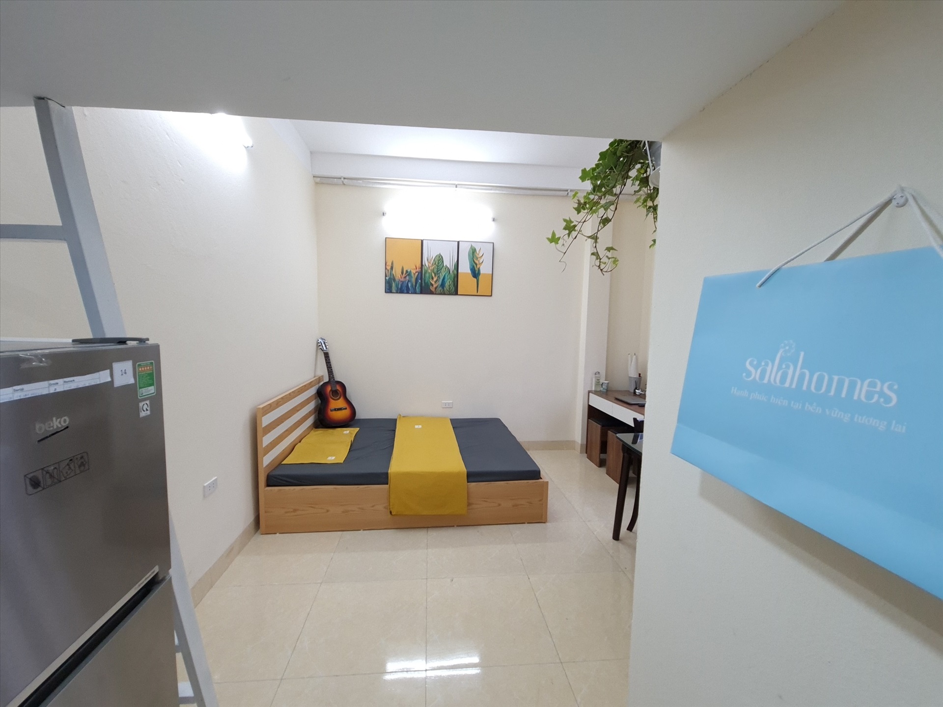 Phòng trọ Duplex 25m2 tại THT Land Khương Hạ - Thanh Xuân - Phòng ngủ