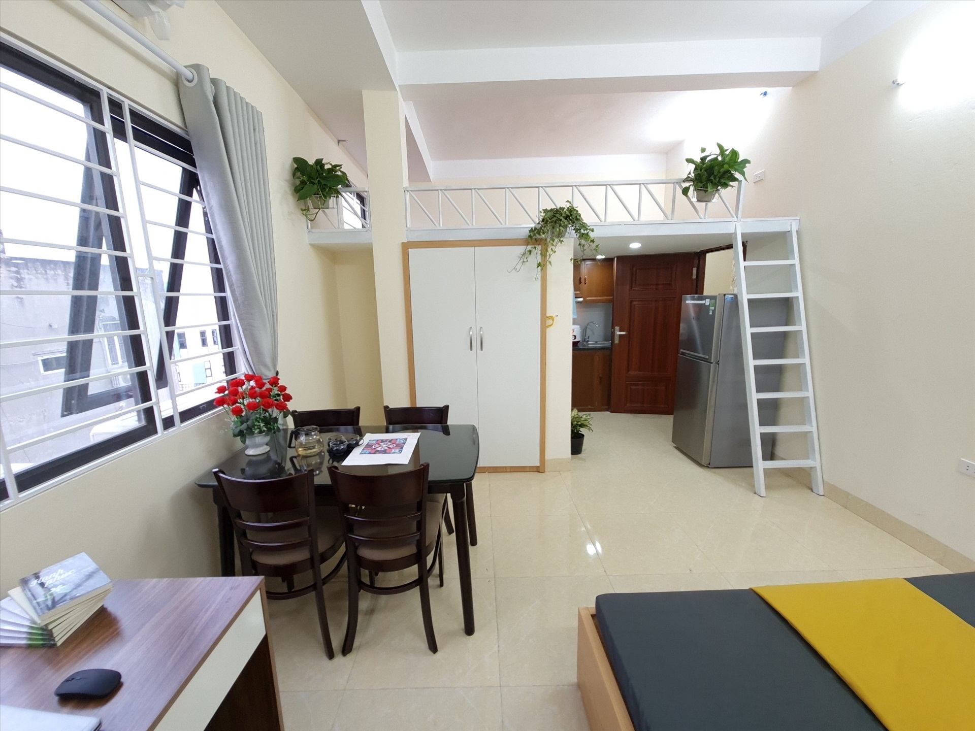 Phòng trọ Duplex 25m2 tại THT Land Khương Hạ - Thanh Xuân - Phòng khách