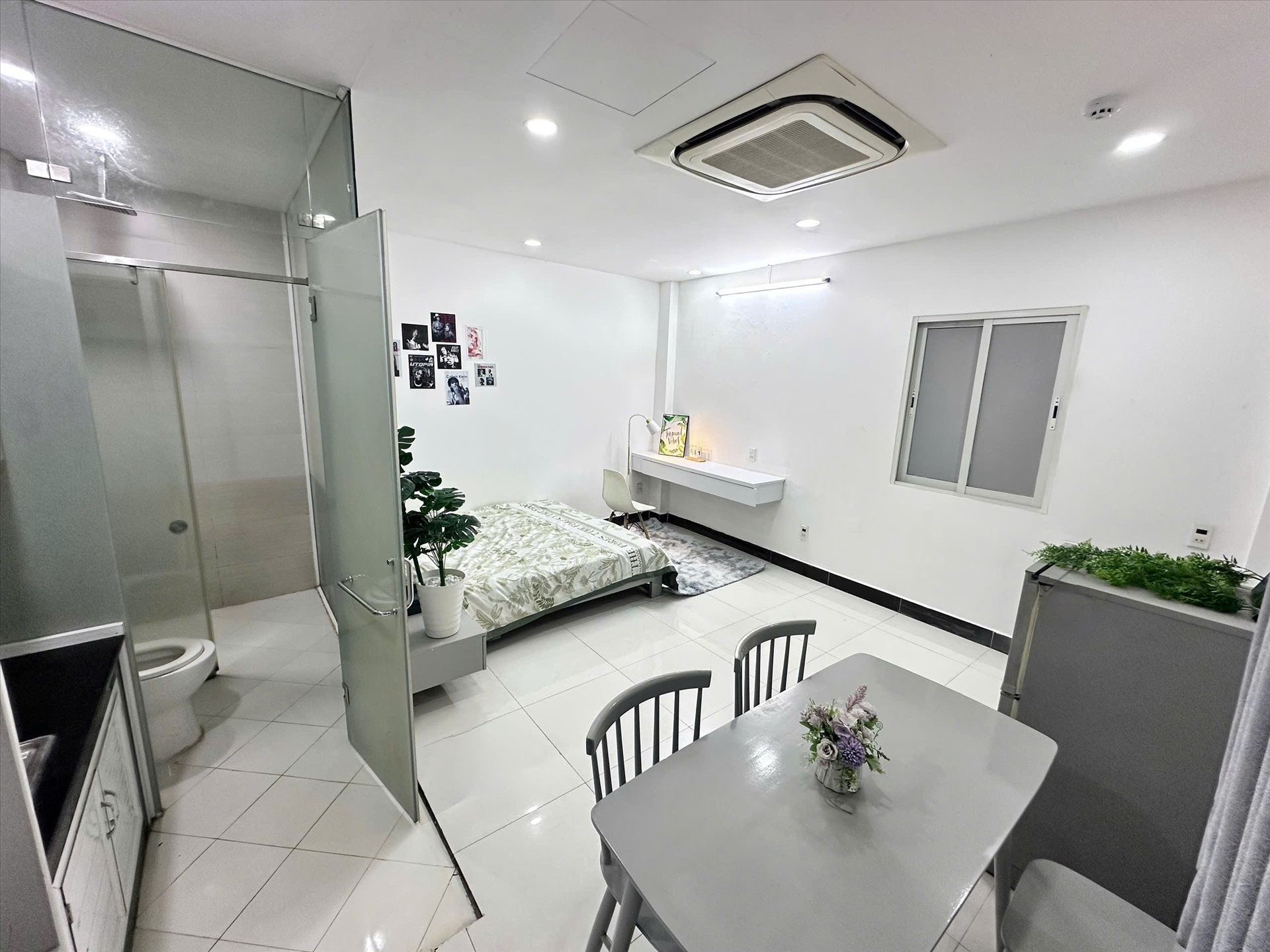 Phòng trọ Studio 25m2 tại TT House Hiệp Nhất - Tân Bình - Phòng ngủ