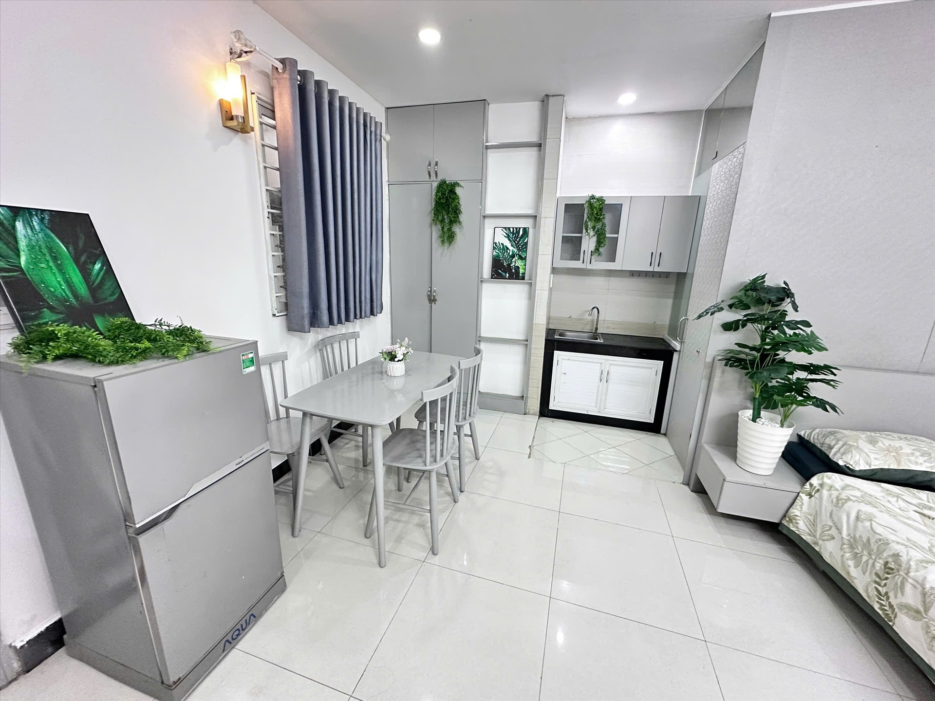 Phòng trọ Studio 25m2 tại TT House Hiệp Nhất - Tân Bình - Phòng ngủ