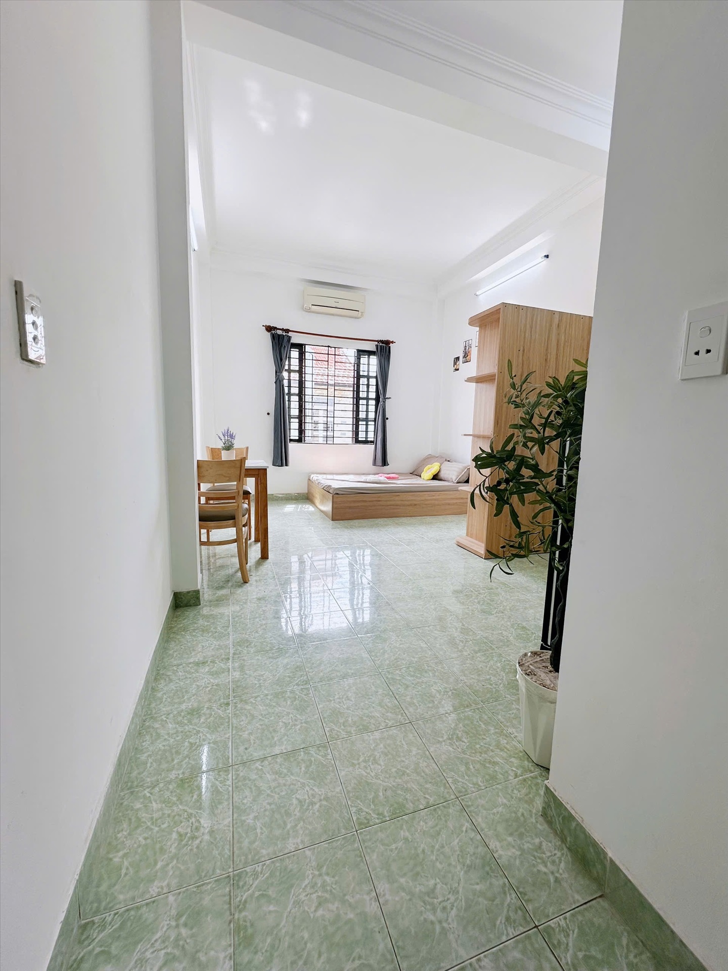 Phòng trọ Studio 25m2 tại AD House Đồng Xoài - Tân Bình - Phòng ngủ