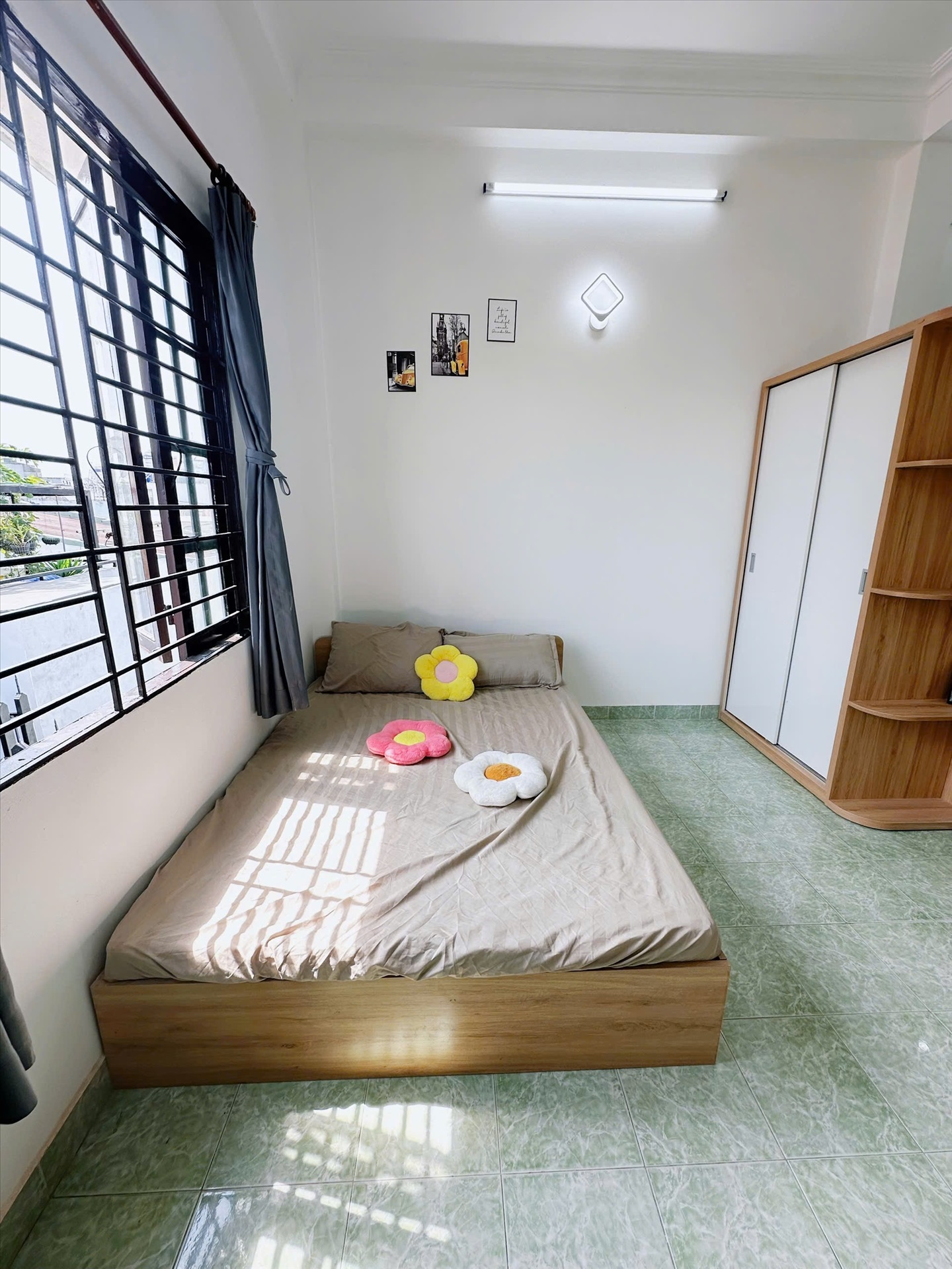 Phòng trọ Studio 25m2 tại AD House Đồng Xoài - Tân Bình - Phòng ngủ