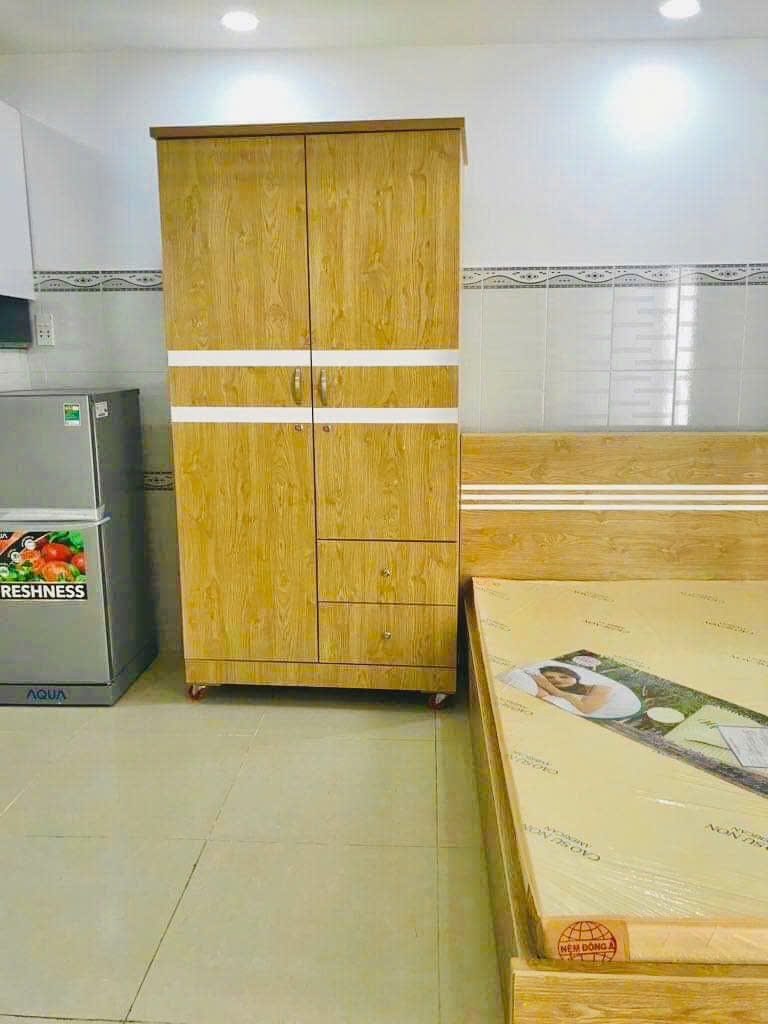 Phòng trọ Studio 25m2 tại CP House Trương Công Định - Tân Bình - Phòng ngủ