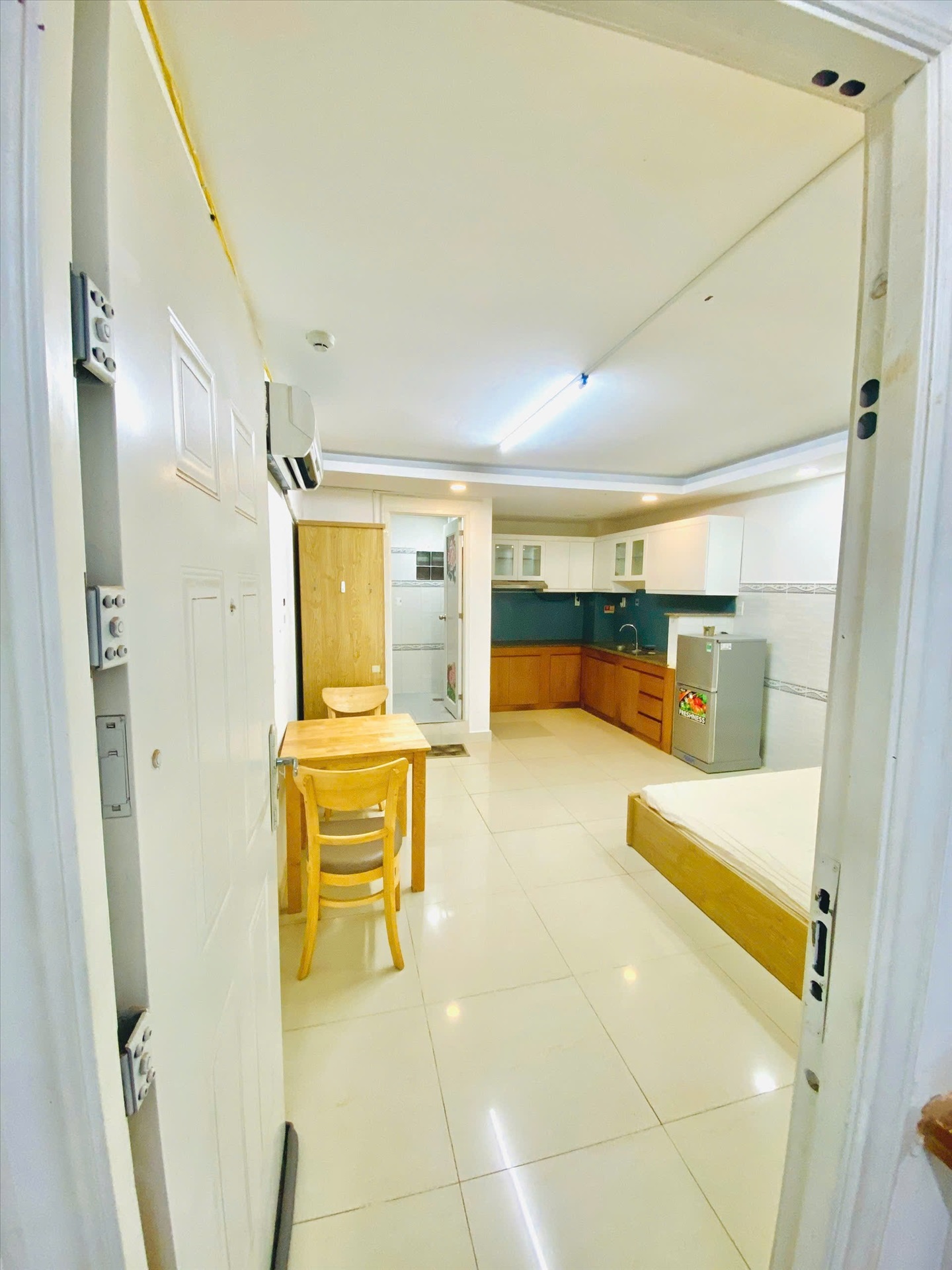Phòng trọ Studio 25m2 tại CP House Trương Công Định - Tân Bình - Phòng ngủ