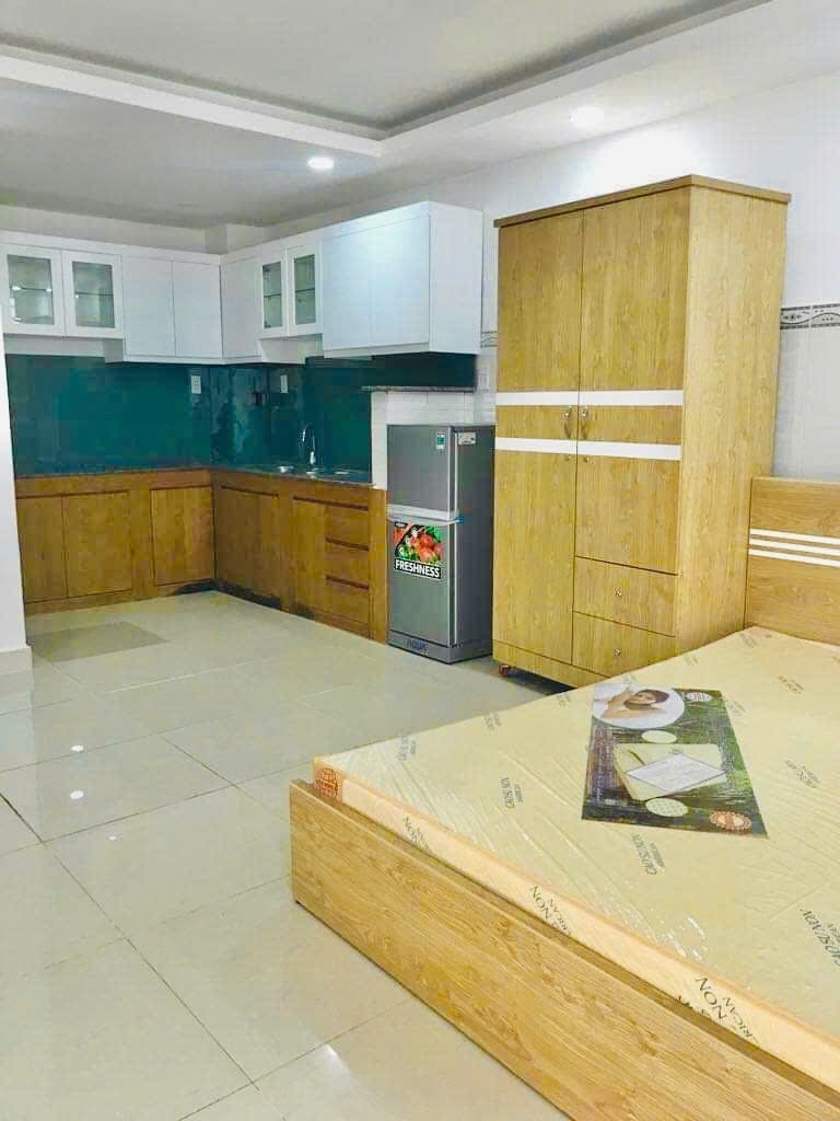 Phòng trọ Studio 25m2 tại CP House Trương Công Định - Tân Bình - Phòng ngủ