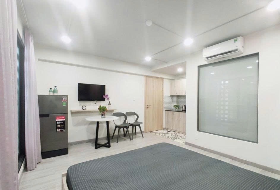 Phòng trọ Studio 20m2 tại PTC House 1 Trần Quang Diệu - Quận 3 - Phòng ngủ