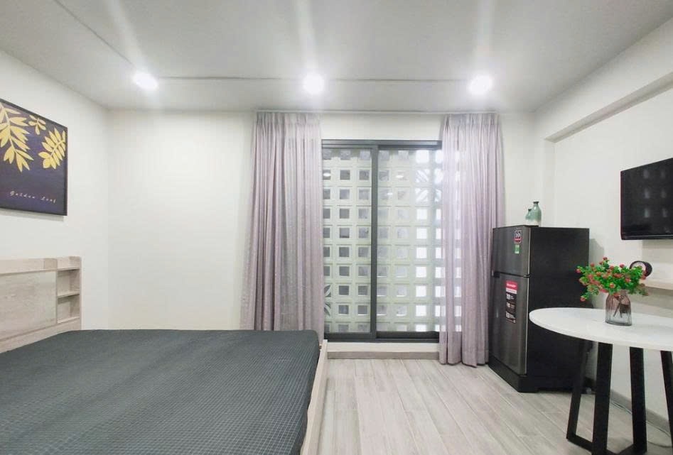 Phòng trọ Studio 20m2 tại PTC House 1 Trần Quang Diệu - Quận 3 - Phòng ngủ