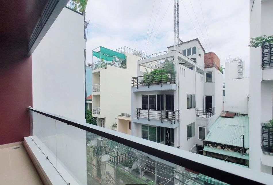 Phòng trọ Studio 30m2 tại PTC House 1 Trần Quốc Toản - Quận 3 - Ban công