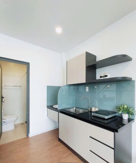 Phòng trọ Studio 30m2 tại PTC House 1 Trần Quốc Toản - Quận 3 - Phòng bếp