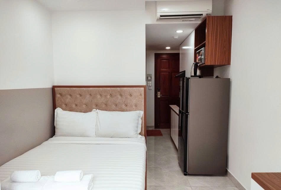 Phòng trọ Studio 20m2 tại PTC House 1 Hưng Gia 3 - Quận 7 - Phòng ngủ