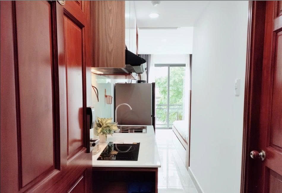 Phòng trọ Studio 20m2 tại PTC House 1 Hưng Gia 3 - Quận 7 - Phòng bếp