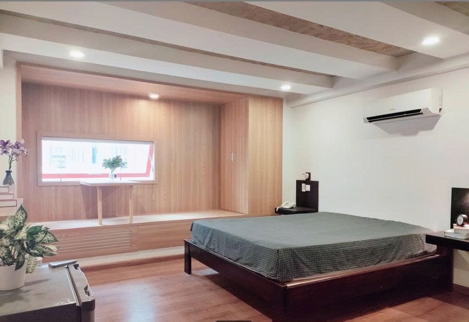 Phòng trọ Studio 25m2 tại PTC House 5 Trần Hưng Đạo - Quận 1 - Phòng ngủ