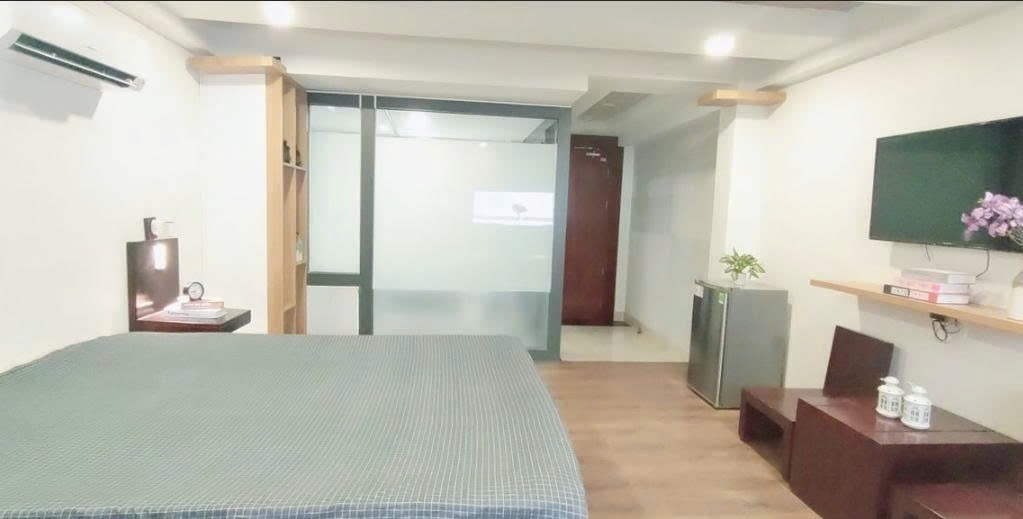 Phòng trọ Studio 25m2 tại PTC House 5 Trần Hưng Đạo - Quận 1 - Phòng ngủ