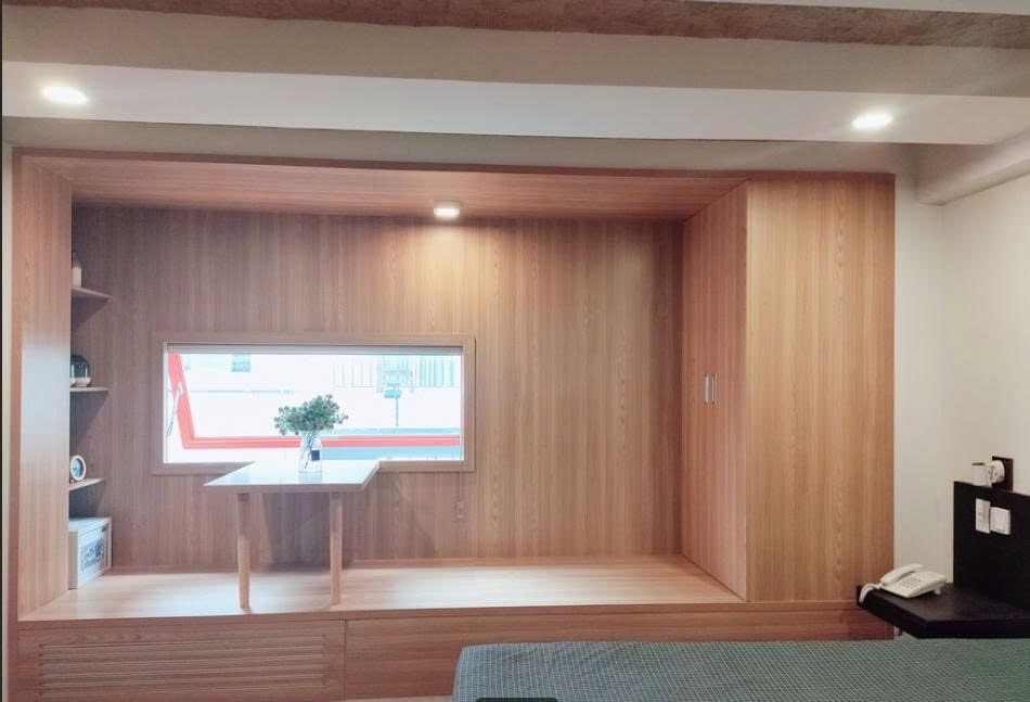 Phòng trọ Studio 25m2 tại PTC House 5 Trần Hưng Đạo - Quận 1 - Phòng ngủ