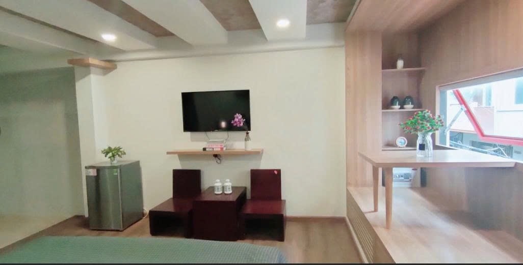 Phòng trọ Studio 25m2 tại PTC House 5 Trần Hưng Đạo - Quận 1 - Phòng ngủ