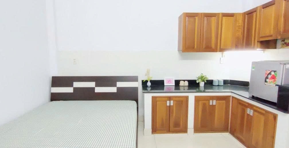 Phòng trọ Studio 15m2 tại PTC House 1 Mạc Đĩnh Chi - Quận 1 - Phòng bếp