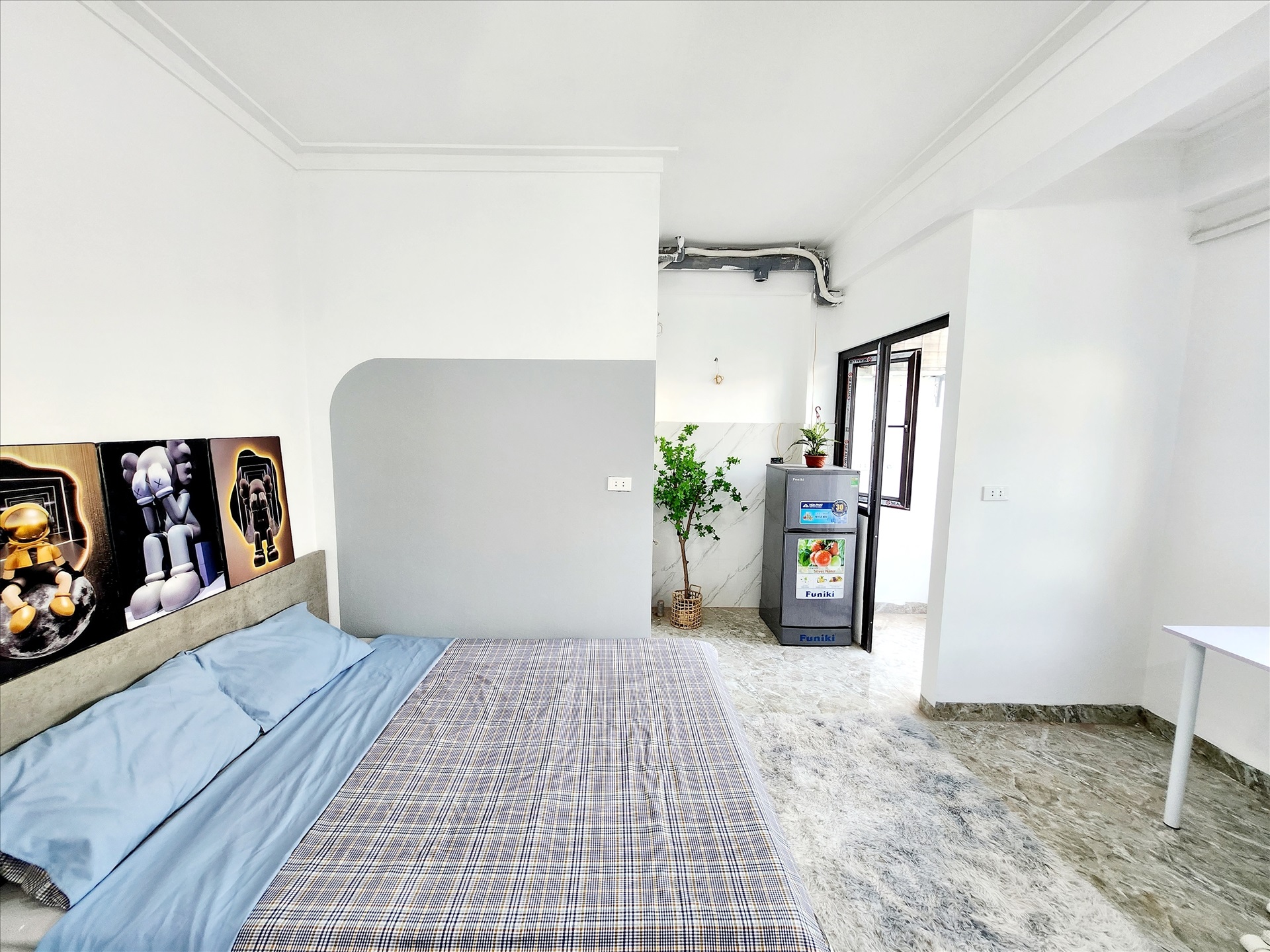 Phòng trọ Studio 25m2 tại THT Land Khương Đình - Thanh Xuân - Phòng ngủ